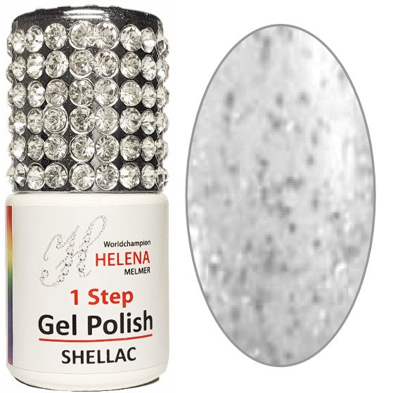 1 STEP GELPOLISH 27 Color-Silver Glitter