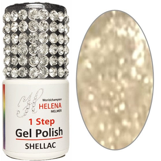 1 STEP GELPOLISH 28 Color-Gold Glitter