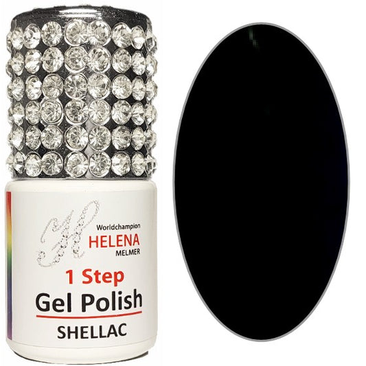 1 STEP GELPOLISH  18   Color-Black