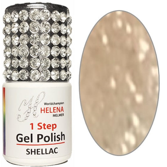 1 STEP GELPOLISH  66  Color-Glitter